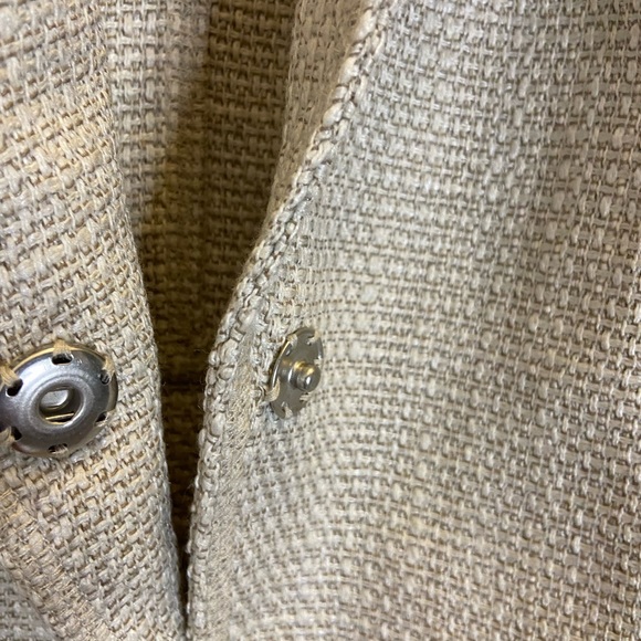 Chico’s Jacket Women’s shine texture size 1 - Picture 8 of 9